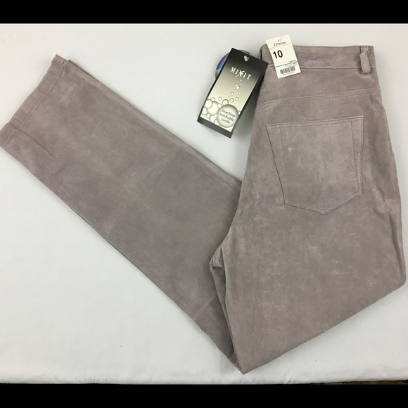Mixit Pants - Mixit lavender washable suede pants size 10 T-4
